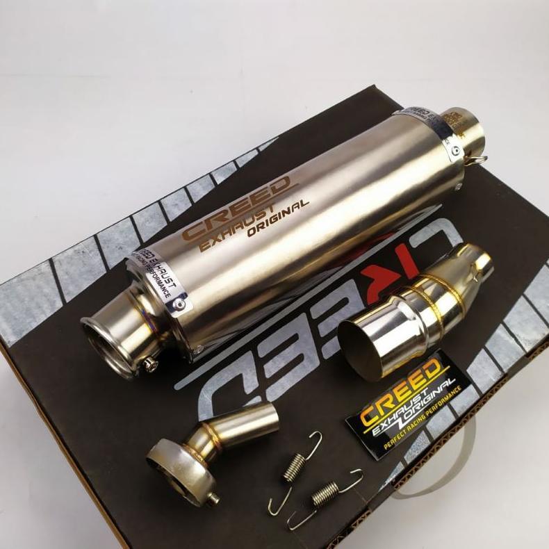 BEST DEALS KNALPOT RACING+SLIP ON+DB KILLER CREED EXHAUST FOR CBR 150R, CB150R, NINJA 250FI/KARBU, N