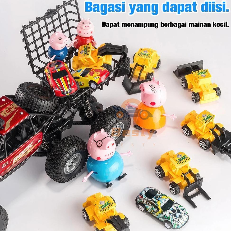 Best Sale Besty Mobil Remote Control 4Wd Mainan Rock Crawler Alloy Off-Road 6 Roda Rc Off Road Denga