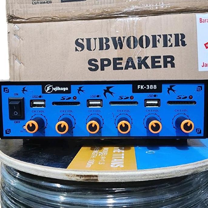 Ampli Walet Fujikaya Fk 388 3 Player Garansi 1 Tahun #Ampliwalet Amplifier Diskon