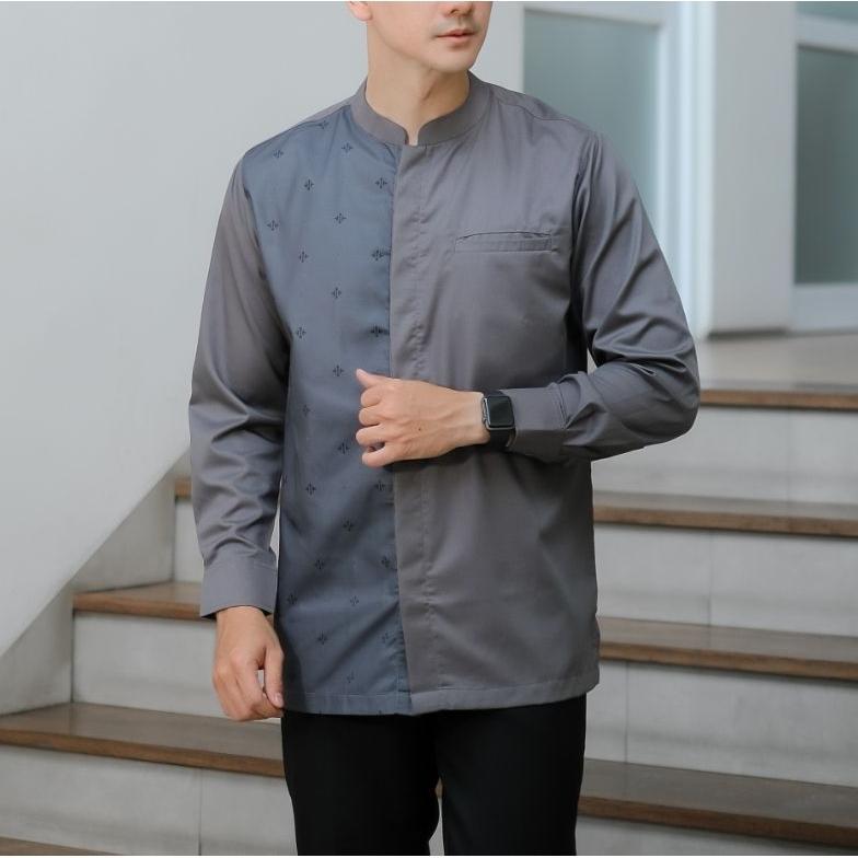 Sale Koko Kurta Lengan Panjang Bahan Toyobo Warna Putih Hitam Mocca Abu Olive M L Xl