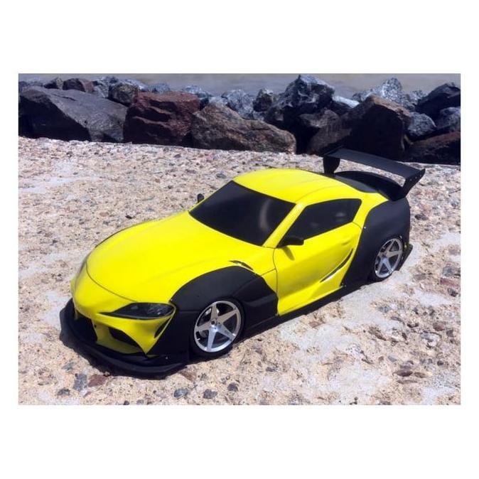 APLASTICS RC TOYOTA SUPRA Z90 BODY KIT CLEAR #AP-SPZBK