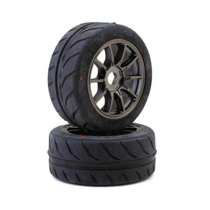 PRO-LINE TOYO PROXES R888R 42/100 2.9 BELTED SPECTRE GUNMETAL TIRE SET (17MM) (S3) (2) #PRO10199-11