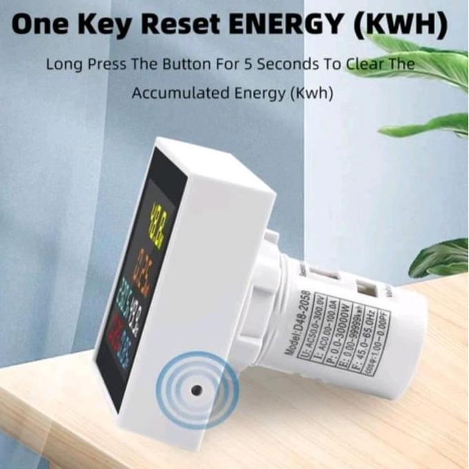 Ready Volt Meter Listrik Digital Multi Meter Amper Meter Digital listrik 50 volt sampai 450 volt