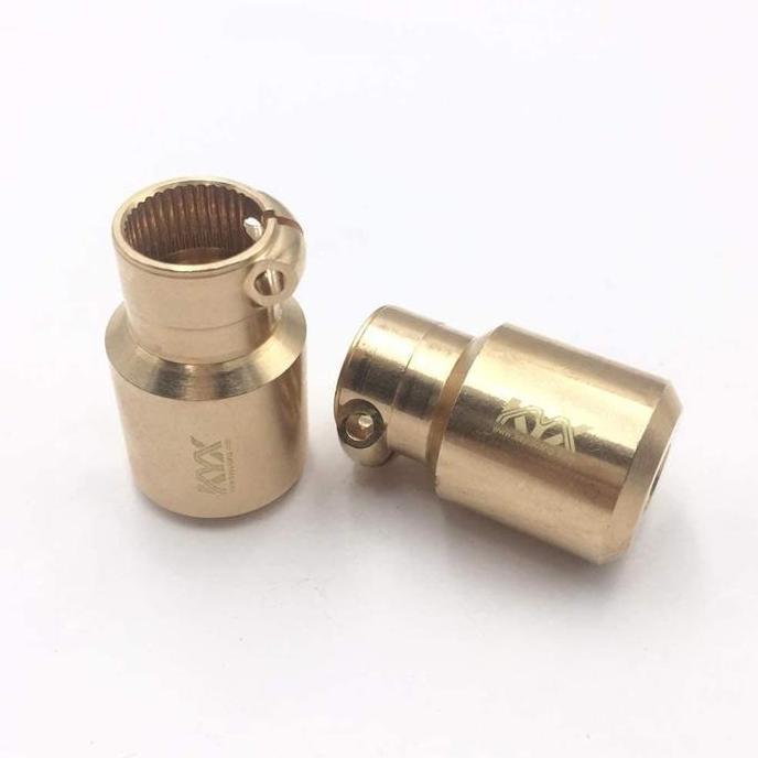 KYX BRASS ADAPTOR LOCKOUT FOR AXIAL SCX10 II 1 PAIR