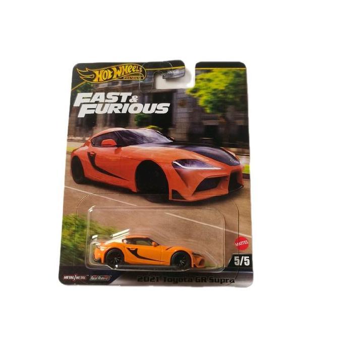 Hot Wheels Premium 2021 Toyota GR Supra Fast & Furious Dash L
