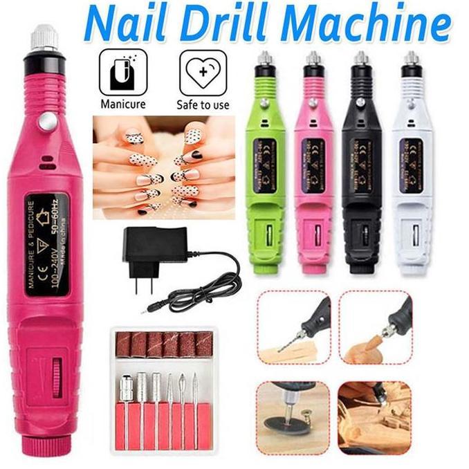 VARARDIGA - BOR MINI / ALAT UKIR GRAFIR / GERINDA LISTRIK MINI / PEN UKIR / PEDICURE MANICURE MACHIN
