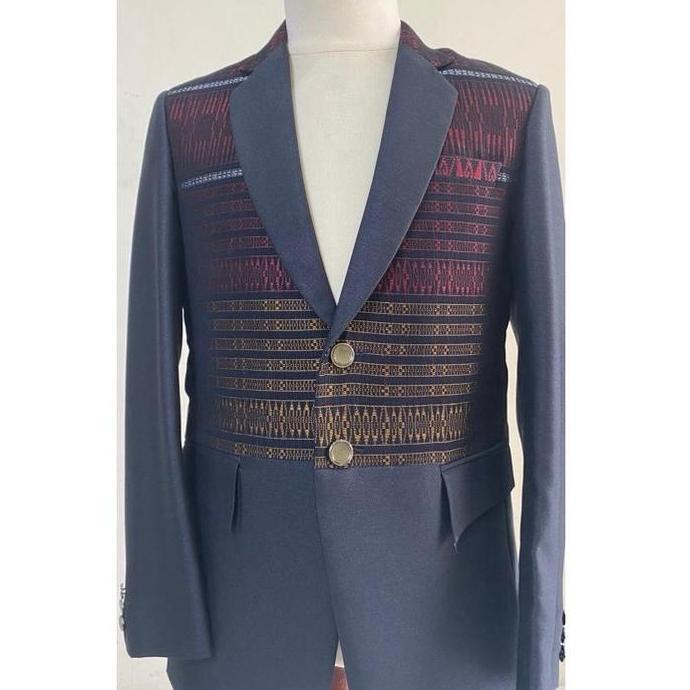 1 Setelan Jas ULOS BATAK 1 pasang Jas dan Celana Jas Batak Formal Best Quality