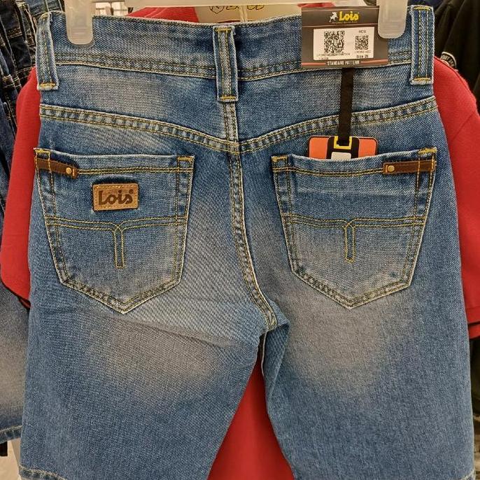 CELANA PENDEK MERK LOIS TERBARU PREMIUM QUALITY SLIMFIT