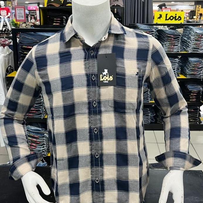 KEMEJA LOIS ORIGINAL SLIMFIT PREMIUM KATUN