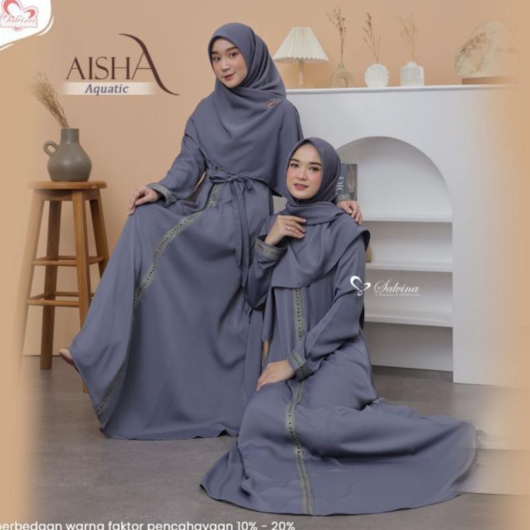 Discount Abaya Abu Hitam Milo Full Varian Warna/Gamis Abaya Garis Satu Model Terbaru/Gamis Abaya Pol