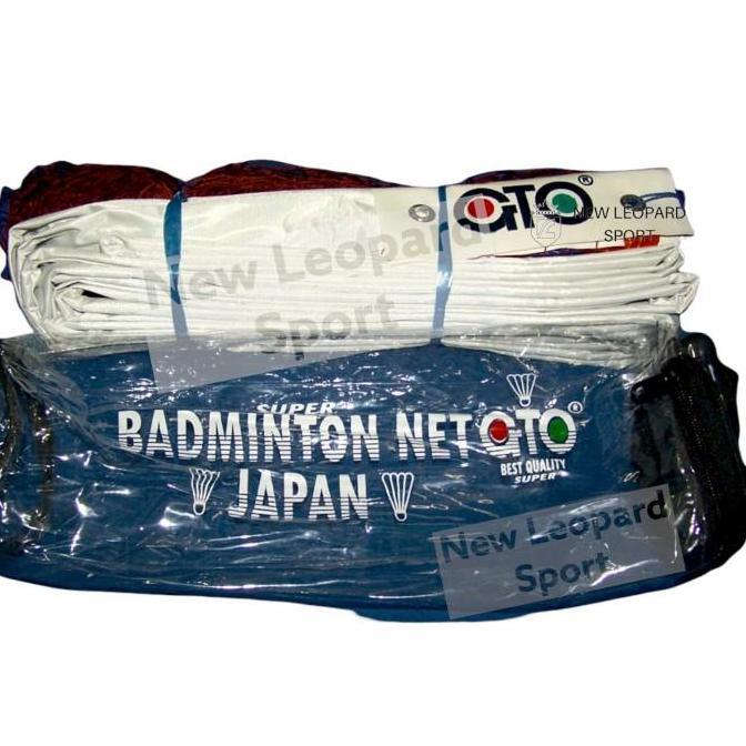 Jaring net Badminton GTO cotton PVC/ net bulutangkis GTO