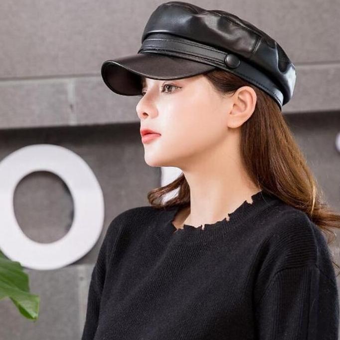 New  Topi Baret ALICE Hat Casual Korea Fashion Wanita Beret Hat