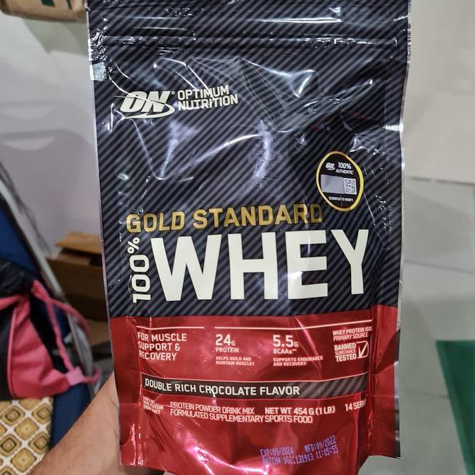 OPTIMUM NUTRITION GOLD STANDARD WHEY 1LB ON WGS susu fitness protein