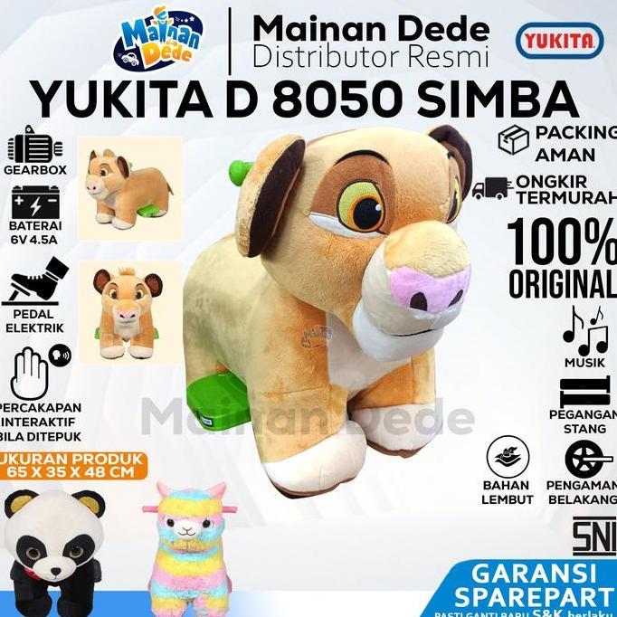 Ready Yukita Mainan Anak Electric Vehicle Animal Series D8050 YKT D8050 Ykt D8050 Walking Animal Rid