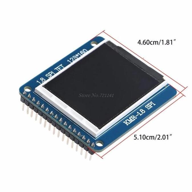 Ready LCD TFT 1.8" Display KMR-1.8 SPI ST7735R LCD 128*160 pixel murah