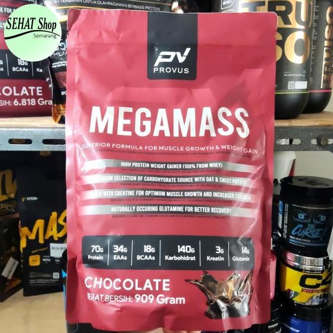 Provus Megamass 2 Lbs 900 gr Suplemen Kebugaran Provus