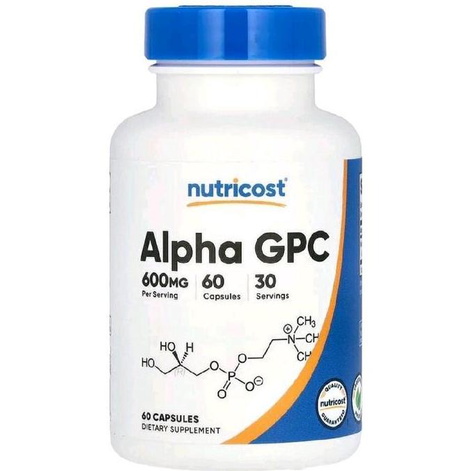 Nutricost Alpha GPC 600 mg 60 Caps Mental Activity & Cognitive Support