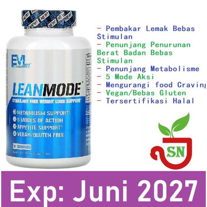 EVLution Nutrition, LeanMode, 150 Veggie Capsules, Fat Burner Langsing