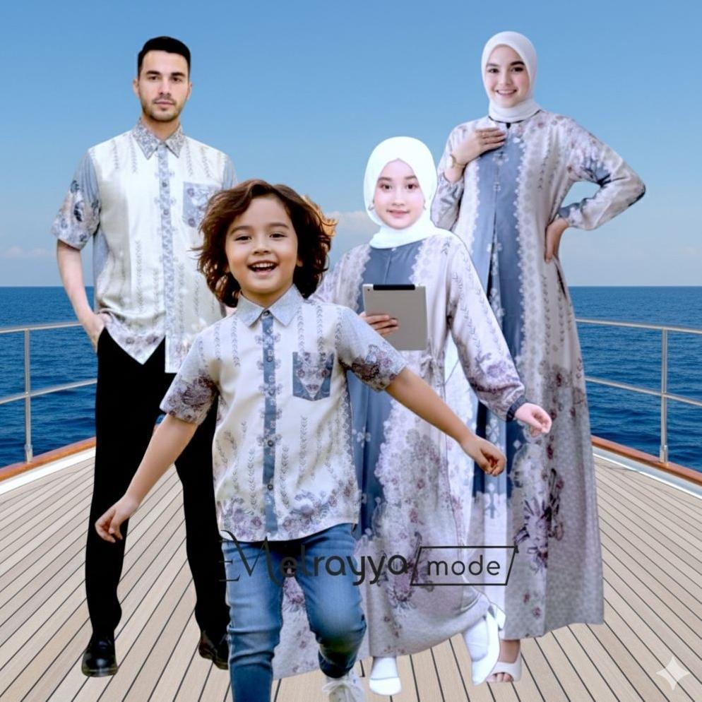 Official Sarimbit Keluarga 2026 Lebaran Premium | Baju Couple Keluarga Lebaran Ayah Ibu Anak 2026 Si