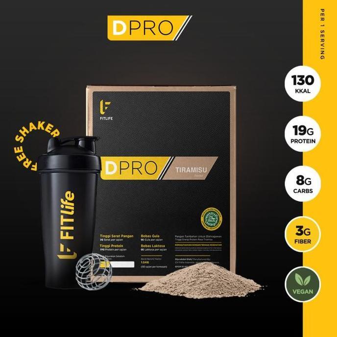 fitlife Dpro 1,5 kg diet pro vegan protein dpro 50 serving
