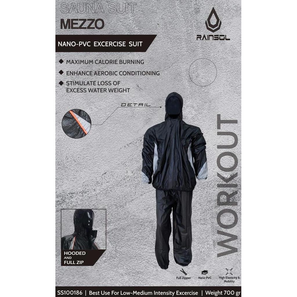 Sauna Suit Mezzo | Baju Sauna | Jaket Sauna | Setelan Sauna | ORIGINAL