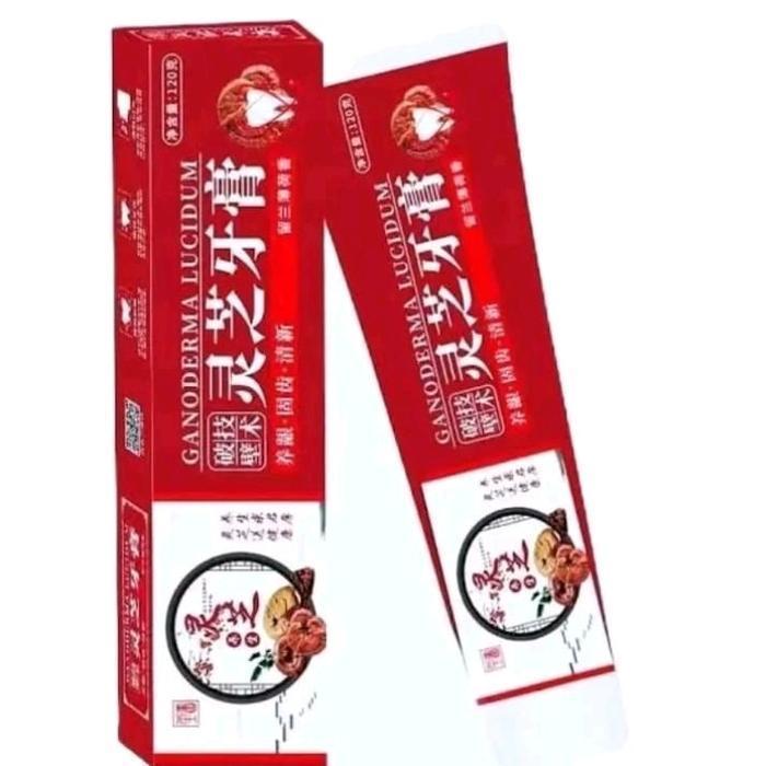 PAKET HEMAT 2 PCS GANODERMA LUCIDUM PASTA GIGI BERLUBANG KOKOH MEMPERBAIKI GIGI GOYAH JADI KOKOH GIG