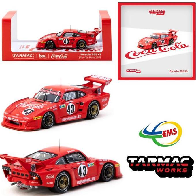 T64-079-81LM43 - Tarmac Works 1/64 Porsche 935 K3 24h of Le Mans 1981 Bob Akin / Paul Miller / Craig