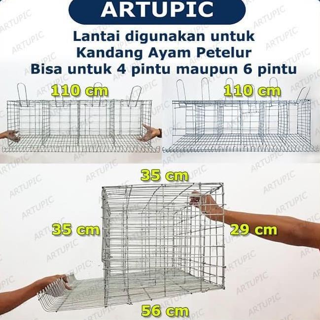 Alas Lantai Kandang Baterai Ayam Petelur