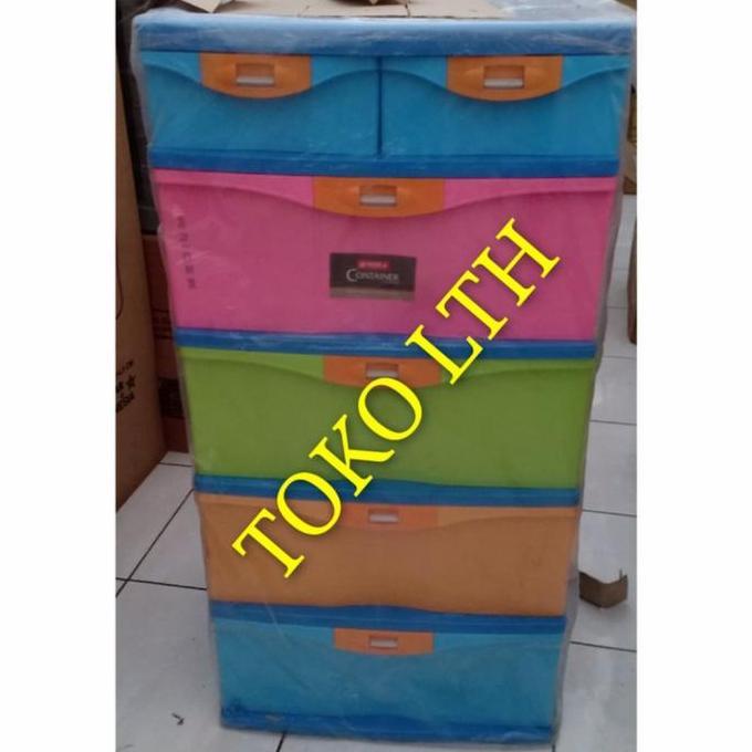 LEMARI PLASTIK / LACI CONTAINER PRIMERA SM-4 LION STAR