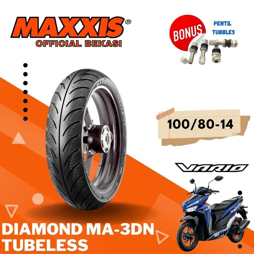 (FREE PENTIL + WRAPING) BAN MAXXIS DIAMOND MA-3DN TUBELESS / ( 70/90 - 80/90 - 90/90 - 80/80 - 90/80