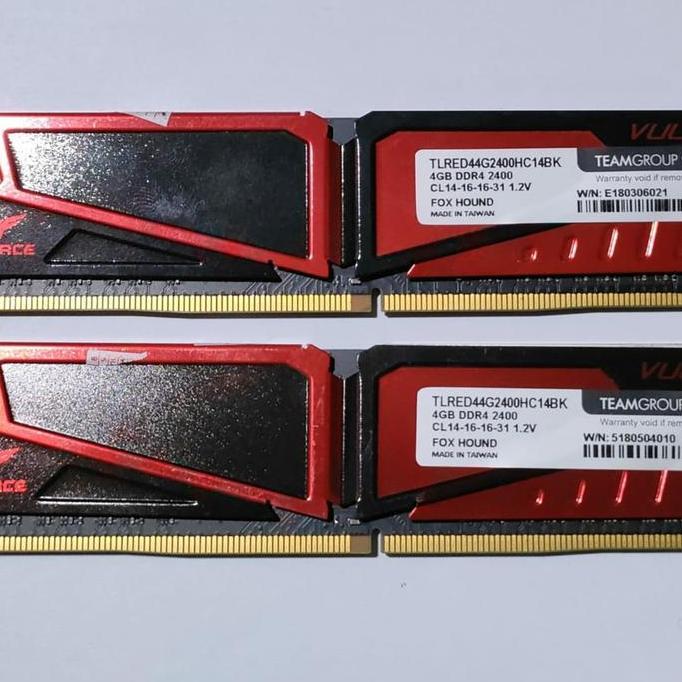 RAM DDR4 8GB(2x4GB) PC19200 2400Mhz