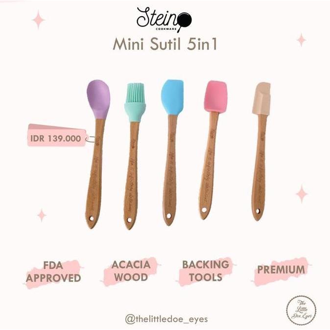 Stein Cookware Spatula Sutil Choco Latte Soup Muffin Flamingo