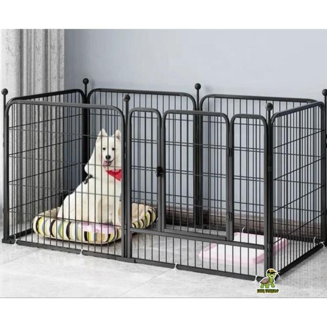 Bisadong- Kandang Anjing Kucing Premium Besar Pagar Anjing Dog Fence Kuat Kokoh