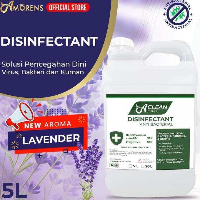 Bisadong- [Khusus Sameday / Instant] Disinfektan Cair / Spray Refill [5 Liter]