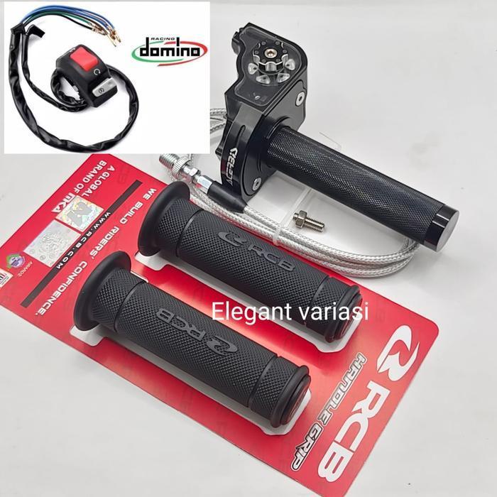 Gas Spontan Acerbis + Handgrip Rcb Hg55 Gas Spontan Kontan Acerbis Full Cnc Plus 1 Kabel Universal M