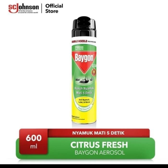 Baygon aerosol 600ml | 600 ml Citrus Fresh