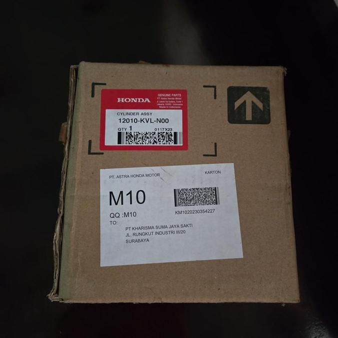 CYLINDER BLOK  SUPRAX125, KHARISMA 12010-KVL-N00 ORIGINAL AHM