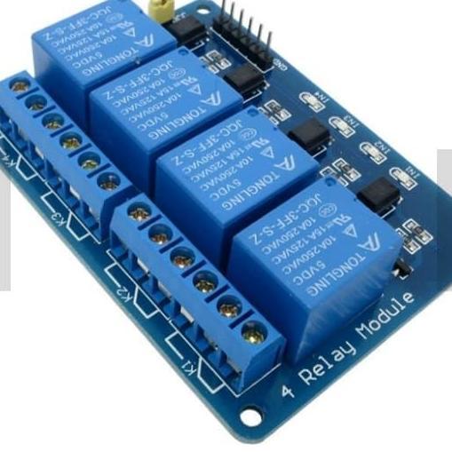 Relay 5V 4Channel Module 4 Relay Asli