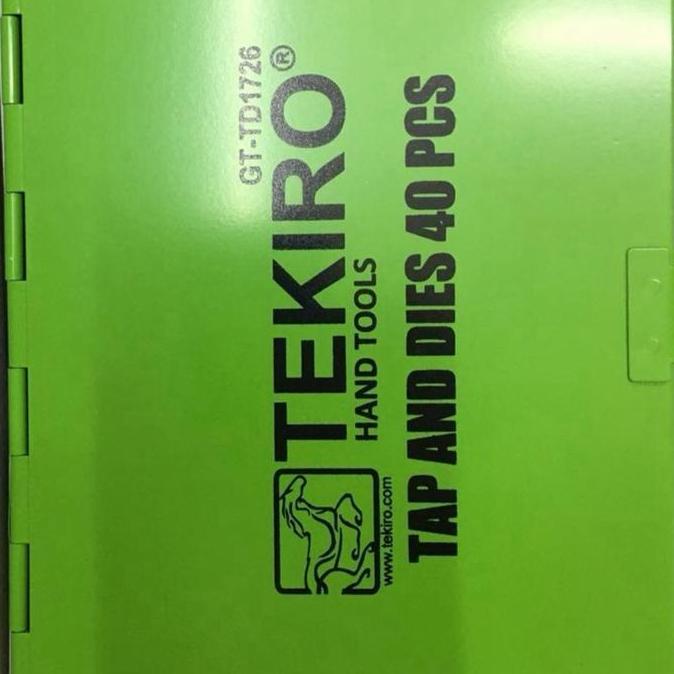 Tap & Dies Set 40Pcs Tekiro / Alat Tap & Snai Set 40Pcs Tekiro