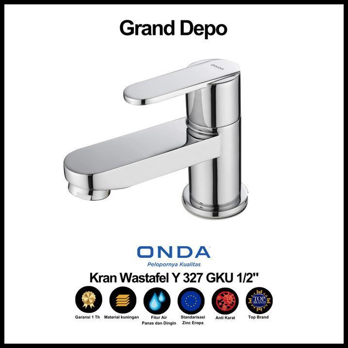 Onda Kran Wastafel Y 327 Gku 1/2" / Kran Wastafel Onda / Kran Air Onda