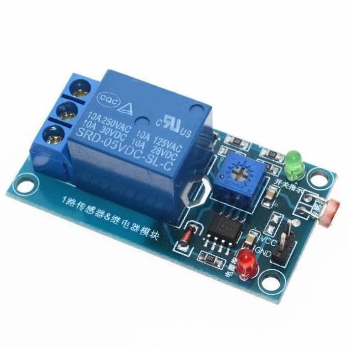 Sensor Lampu Otomatis Deteksi Cahaya Module Relay Sensor Ldr Relay 5V Terbaik