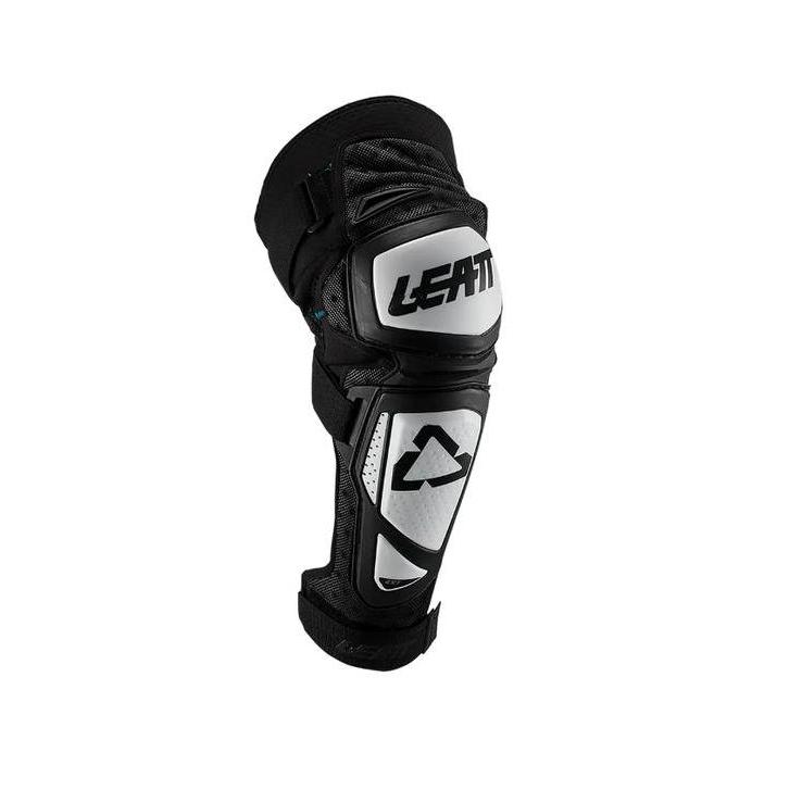 Knee Guard Leatt EXT Junior Black White  / Knee Shin Guard Anak Motor Sepeda BMX
