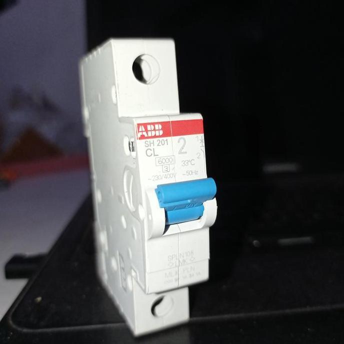 MCB ABB 2A PLN ANTI JEGLEK, MCB ABB PLN 2A MODIF 4A, 6A, 10A ORIGINAL DAN TERPERCAYA