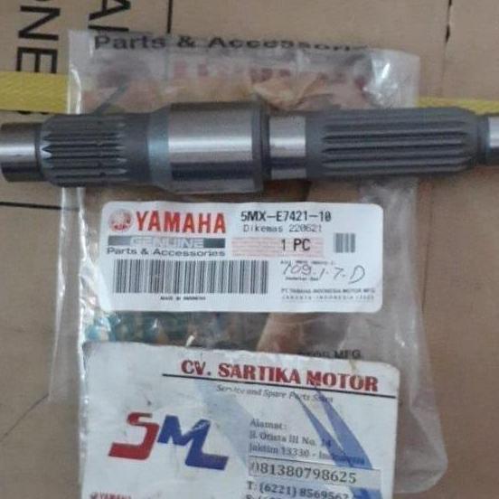 As Roda Belakang Nouvo Z 5MX-E7421-10 Original Kode Part 5MX-E7421-10 Suku Cadang Motor Yamaha Origi