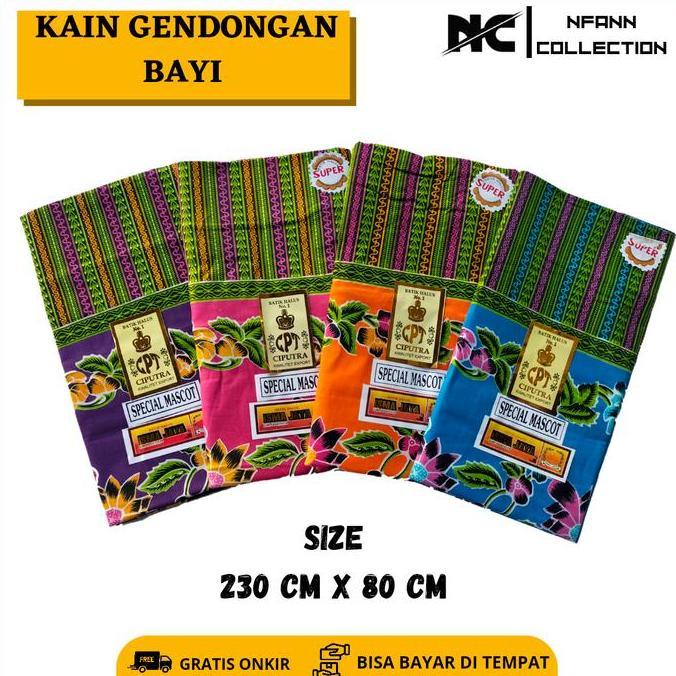 KAIN JARIK GENDONGAN BAYI BATIK HALUS PEKALONGAN