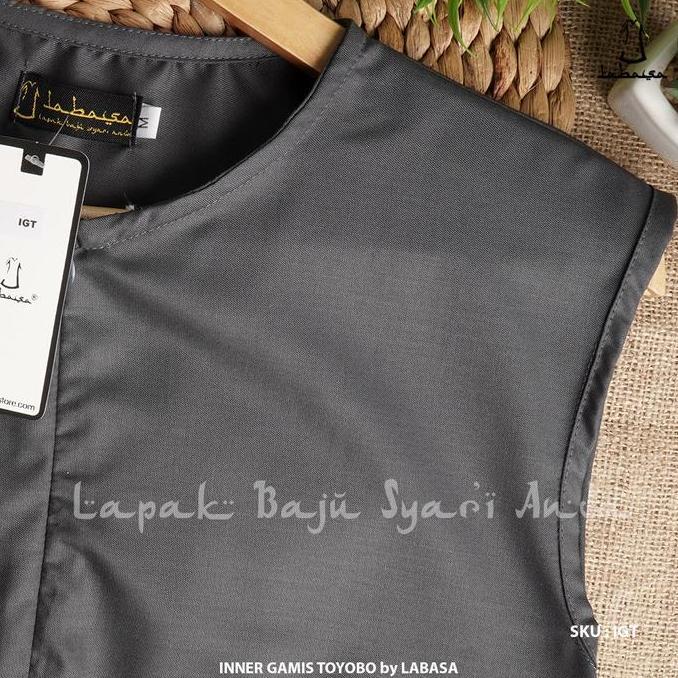 Miliki Inner Gamis Tanpa Lengan Polos Toyobo Sarah Series | Inner Dress Tanpa