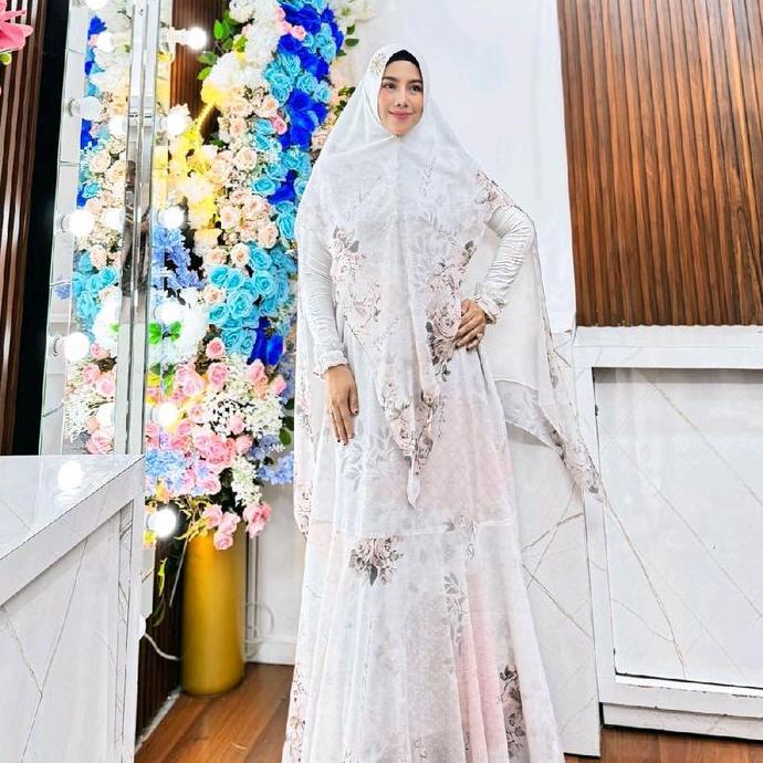 Miliki Qadriya Dan Elshanum Syari Original By Dzhira Hijab | Gamis Ceruty Printing Premium
