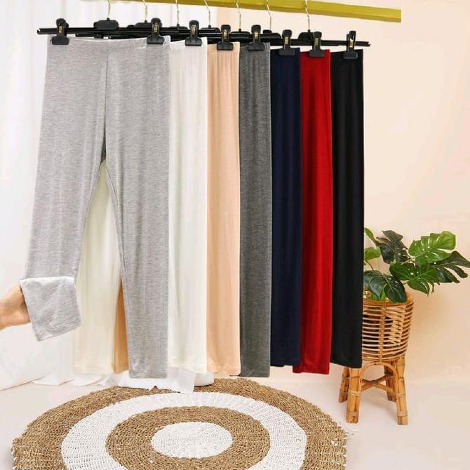 Kirimlangsung- Leging Kaos Wanita Dewasa Panjang - Lejing Wanita Tebal -Legging Kaos Legging Fit Hit