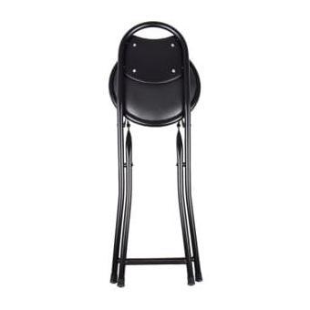 Kursi Lipat Bangku Sholat Untuk Lansia KRISBOW Folding Chair Black Ori