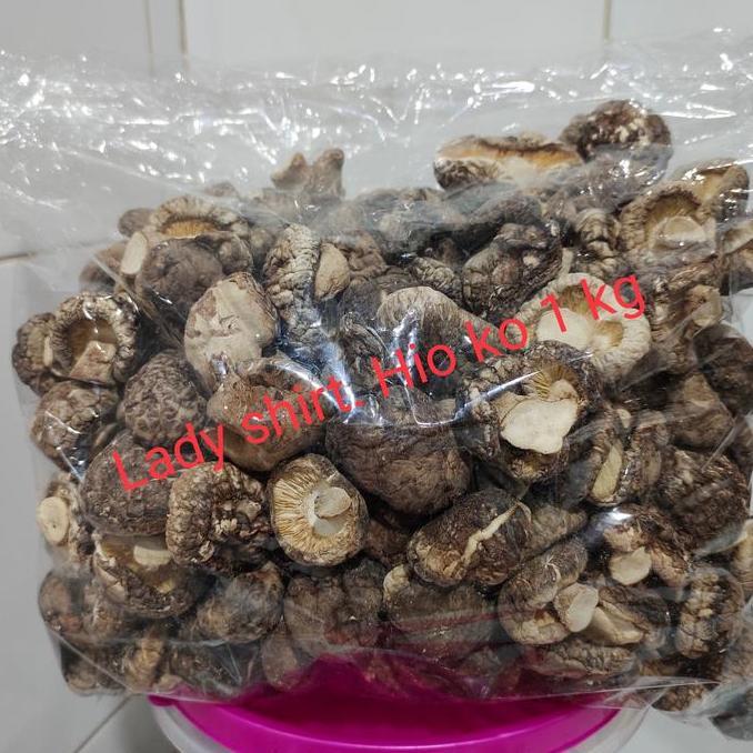 Naturalbig- Hio Ko / Hioko 1 Kg (Jamur Shitake Kering) Mushroom Shitake